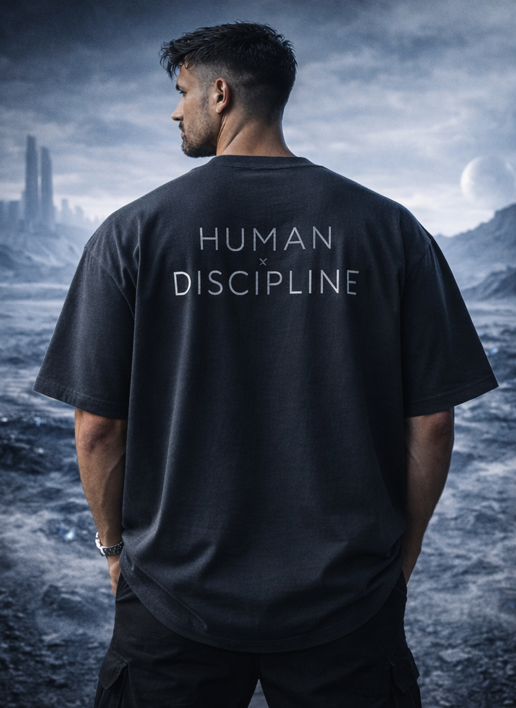 athlefy - oversized tshirt human x discipline