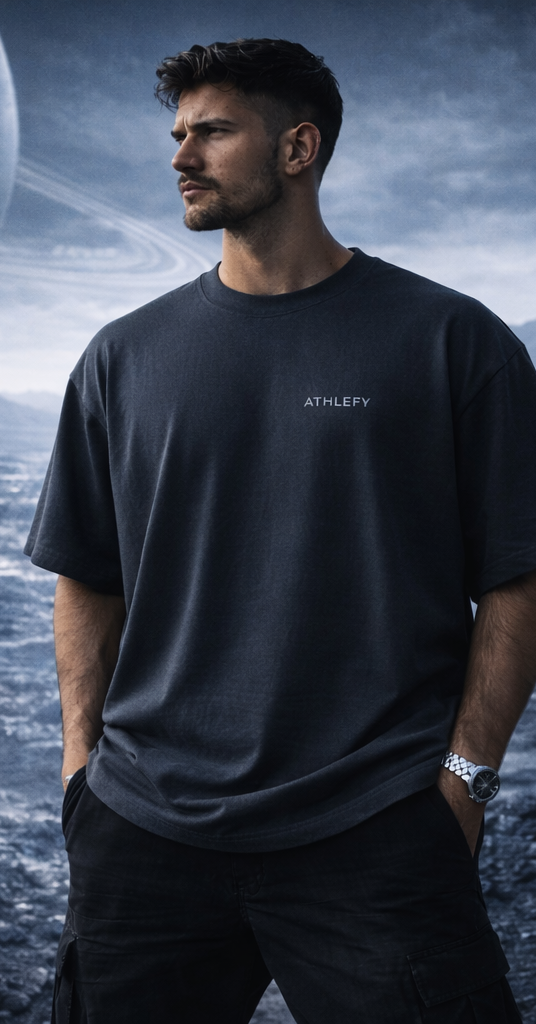 athlefy - oversized tshirt human x discipline